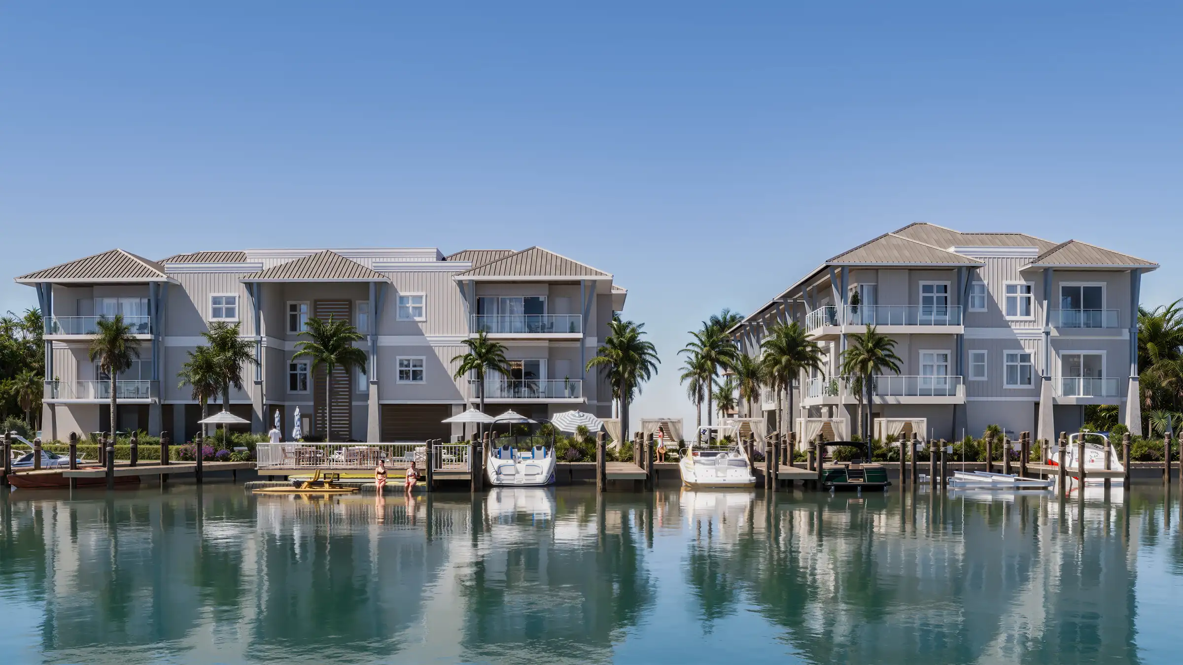 Harbour House waterfront residences and private docks